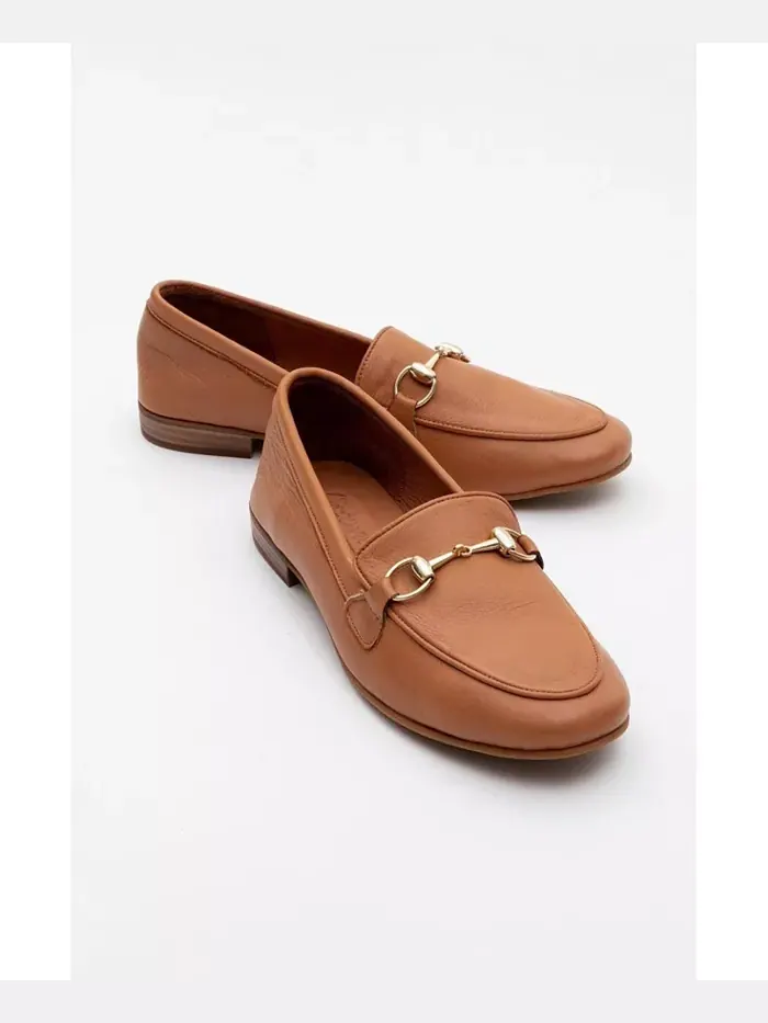 Кожаные лоферы Rory с цепочкой Forever & Always Shoes — изображение 1 из 5, оранжевый