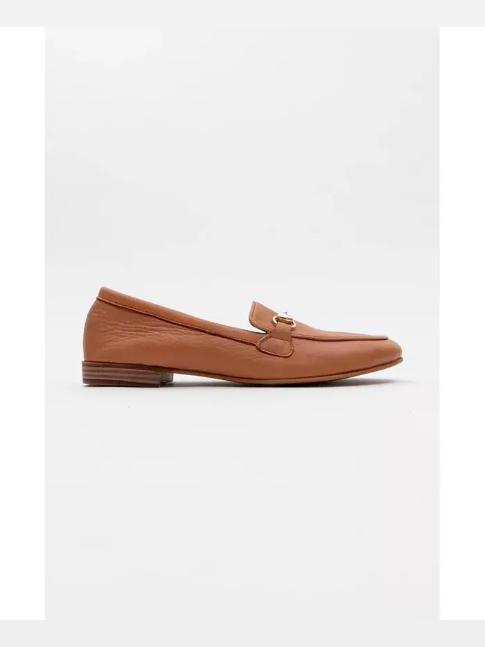 Кожаные лоферы Rory с цепочкой Forever & Always Shoes — изображение 3 из 5, оранжевый