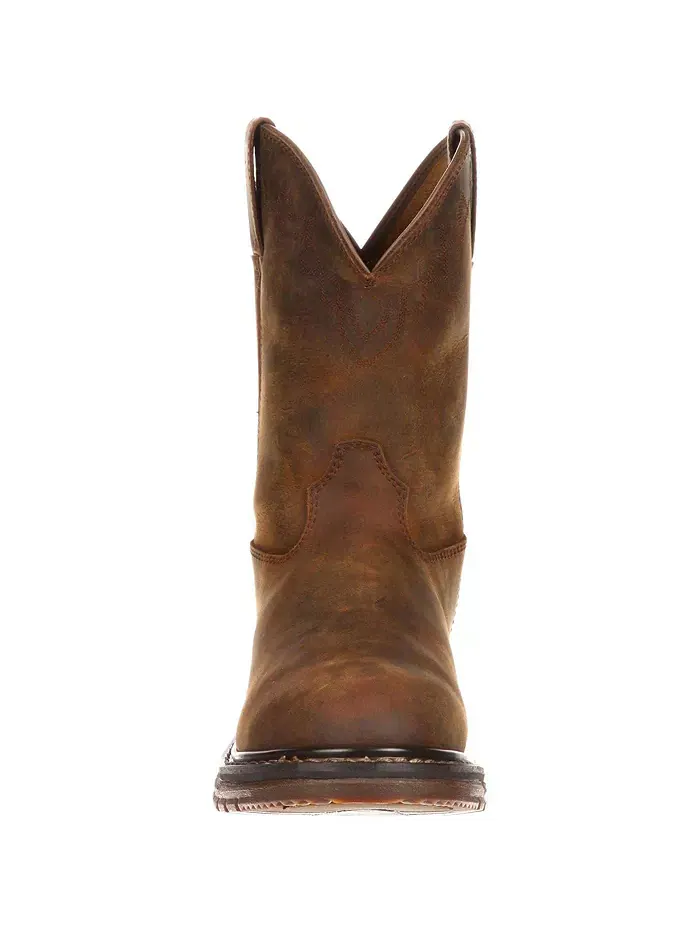 Мужские классические ковбойские сапоги Original Ride Roper Rocky — изображение 3 из 7, коричневый