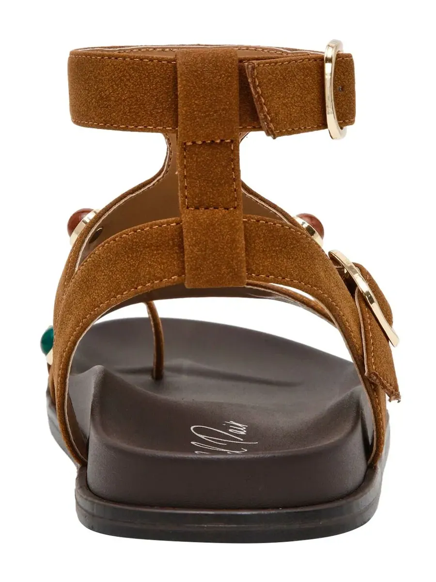 Женские сандалии-балетки Merriie Wild Pair — изображение 3 из 5, коричневый