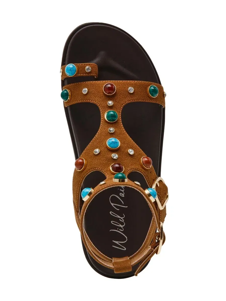 Женские сандалии-балетки Merriie Wild Pair — изображение 4 из 5, коричневый