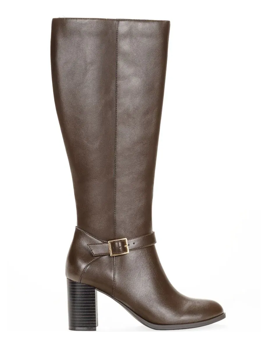Ботинки женские с пряжками Ruthh Round Toe Buckle Detail Style & Co — изображение 2 из 6, кофейный