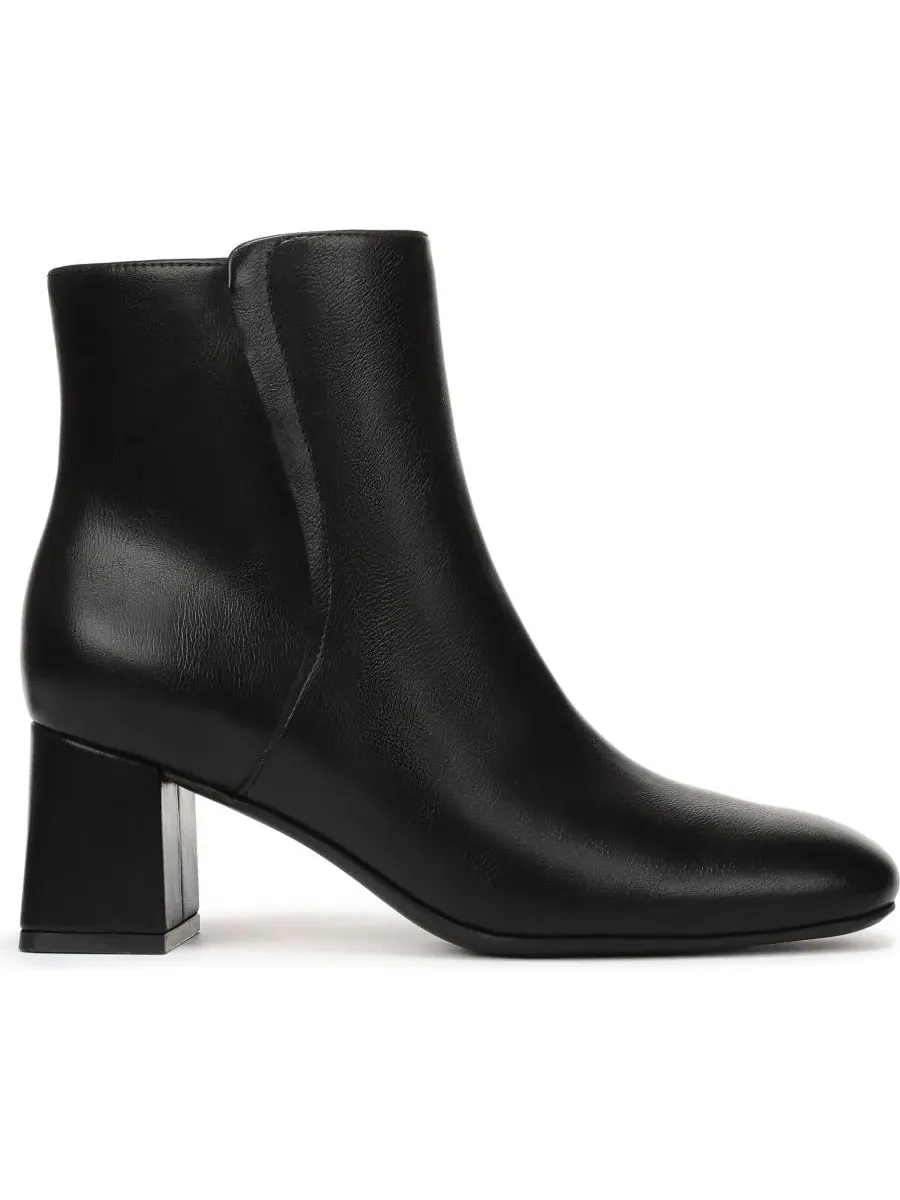Ботинки с молнией Delaney Zipper Short Boots Naturalizer — изображение 2 из 5, черный