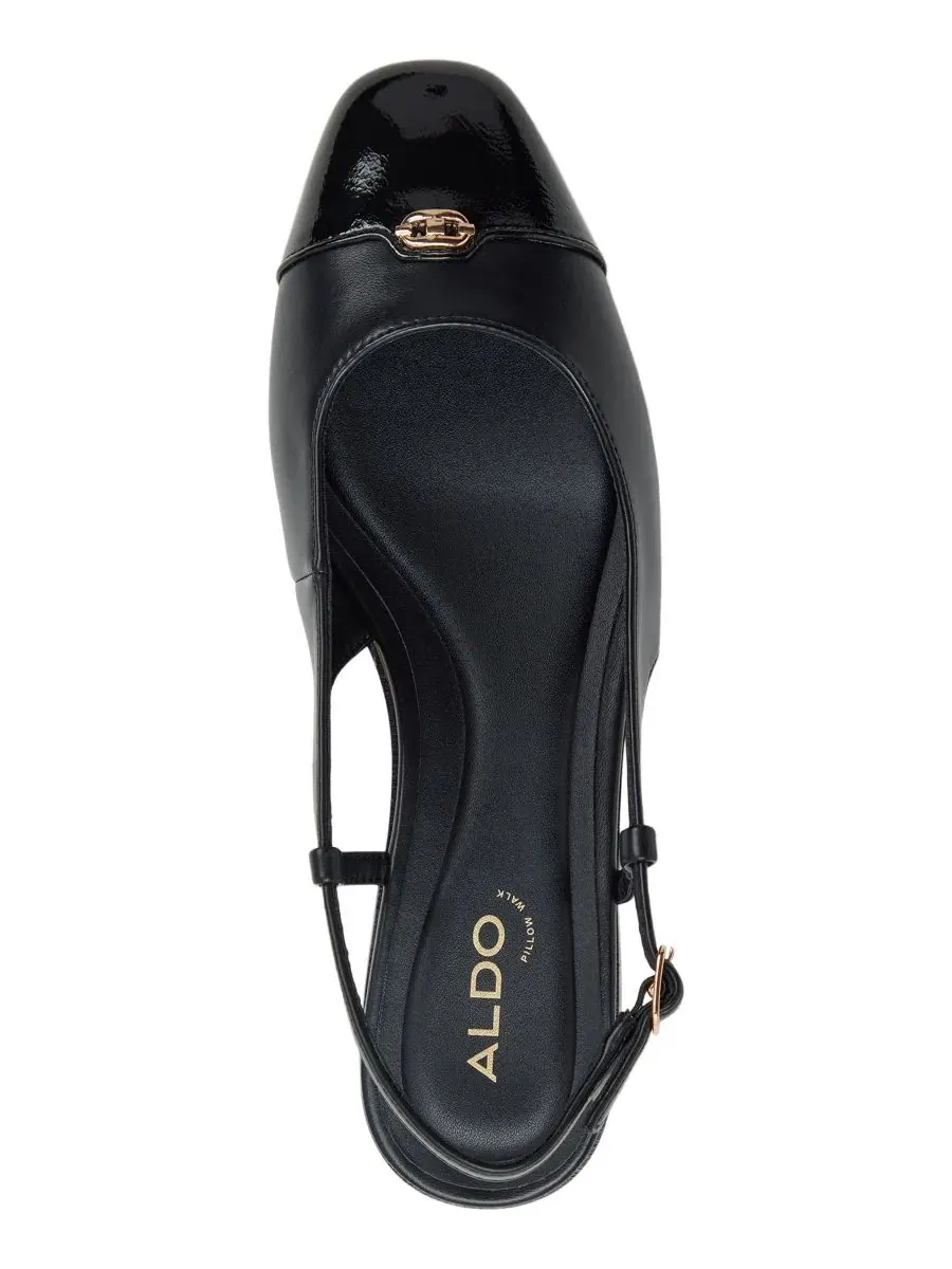 Балетки-слингбэки с квадратным носком и кисточками ALDO — изображение 4 из 5, черный