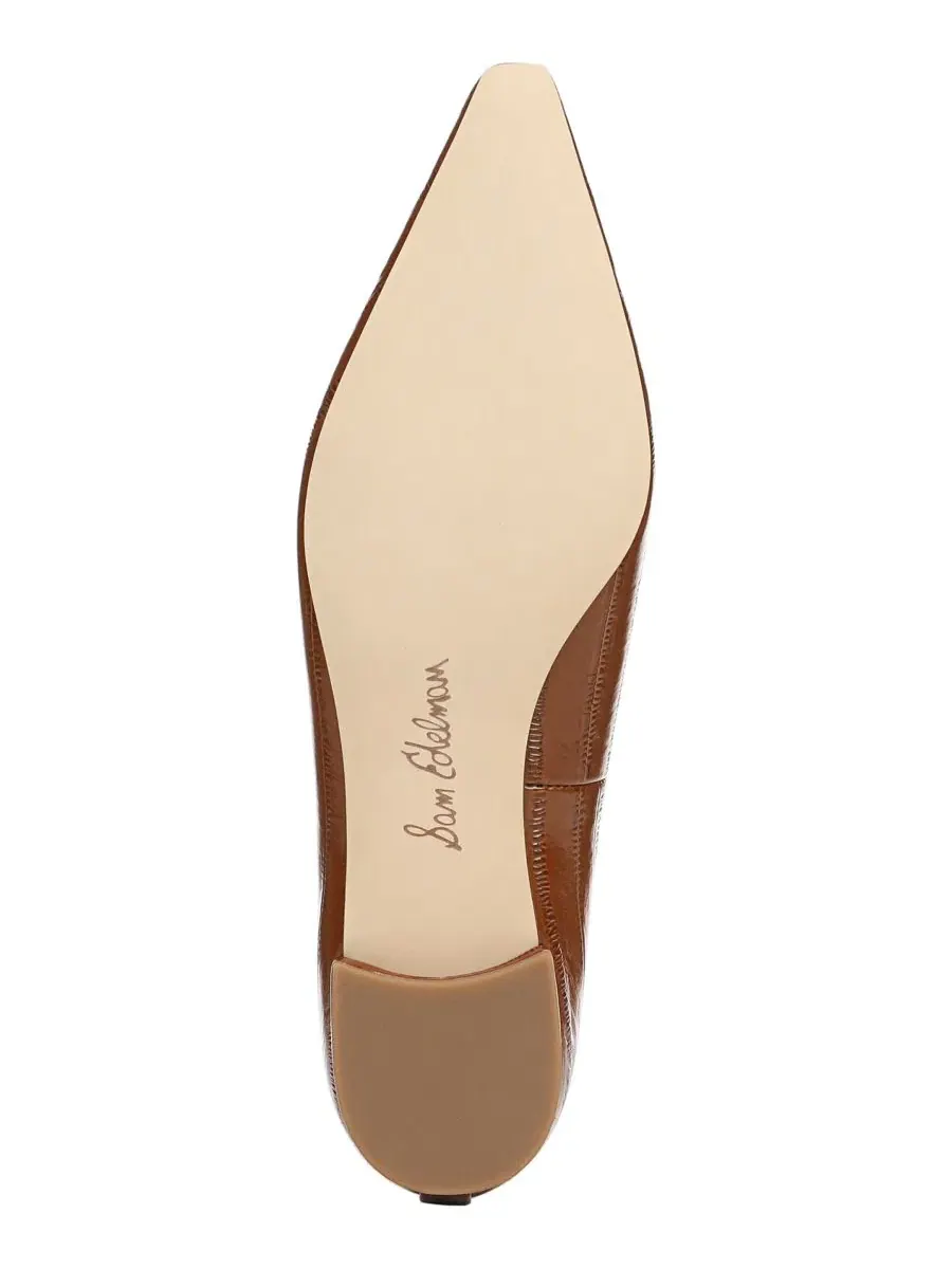 Балетки с острым мысом Emory Pointed Toe Sam Edelman — изображение 5 из 5, коньячный