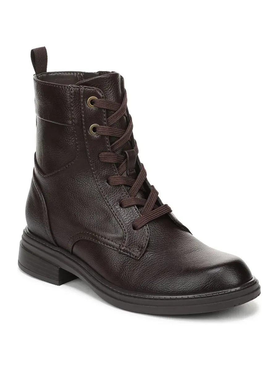 Ботинки женские с застежкой-молнией, с каблуком, с круглым носком, Legend Lace-Up Short Naturalizer