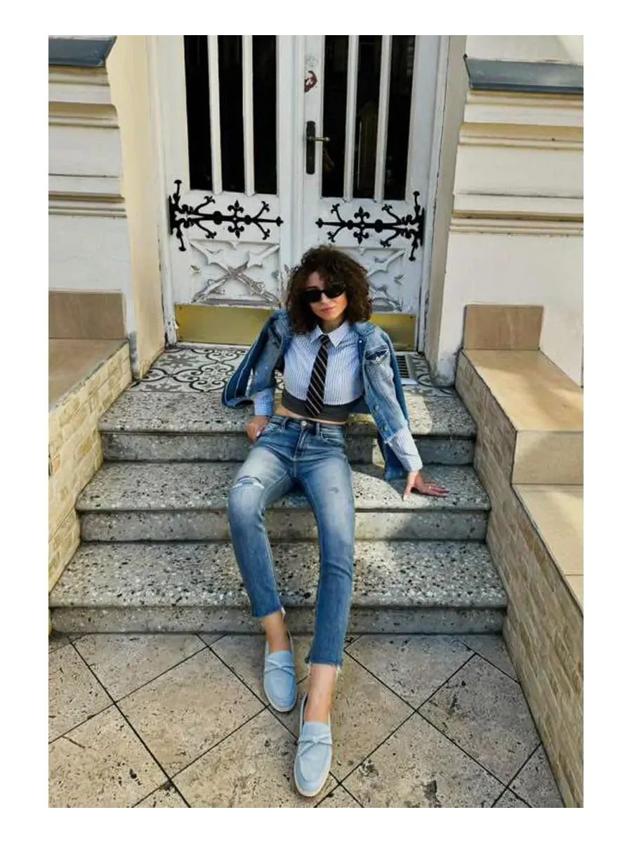 Женские лоферы из замши с узлом, модель Nautica Rag & Co