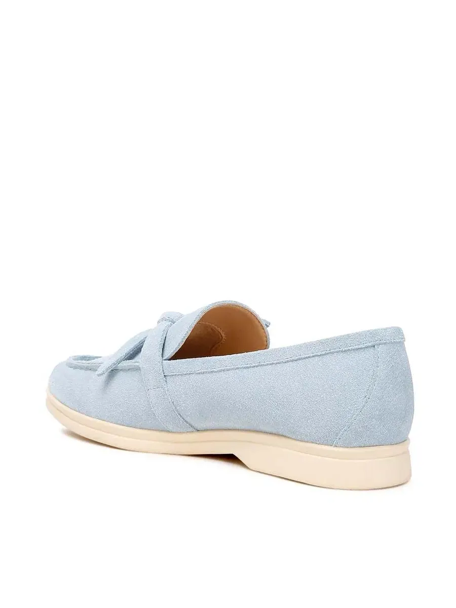 Женские лоферы из замши с узлом, модель Nautica Rag & Co — изображение 4 из 9, синий