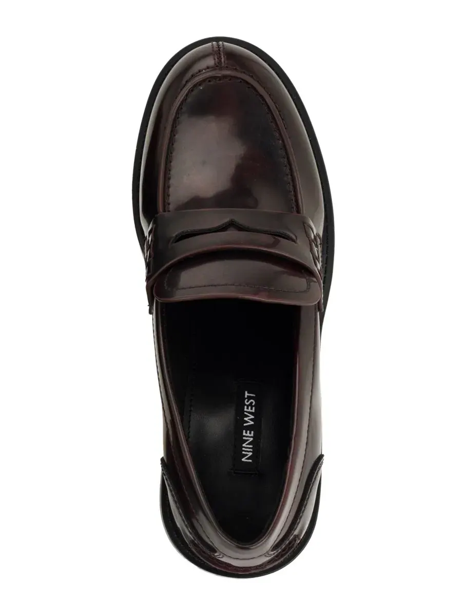 Лоферы на каблуке Vandel Nine West — изображение 4 из 5, красный