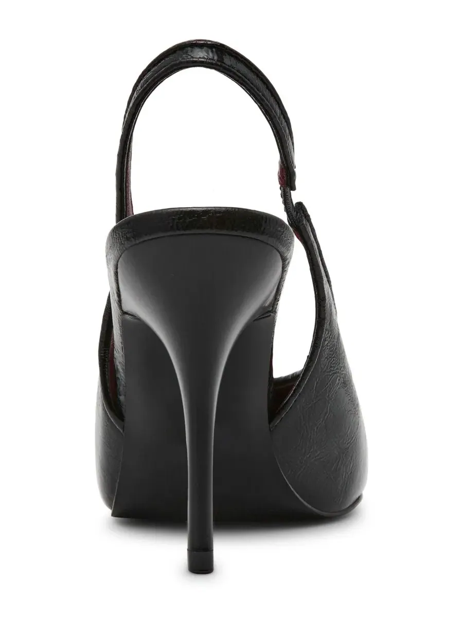 Туфли на каблуке с острым носком Steve Madden — изображение 3 из 7, черный
