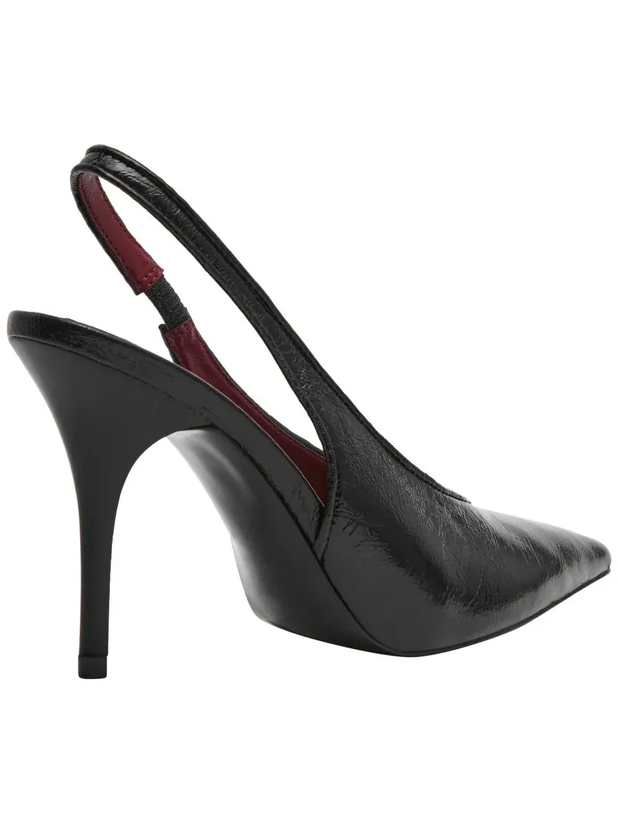Туфли на каблуке с острым носком Steve Madden — изображение 6 из 7, черный