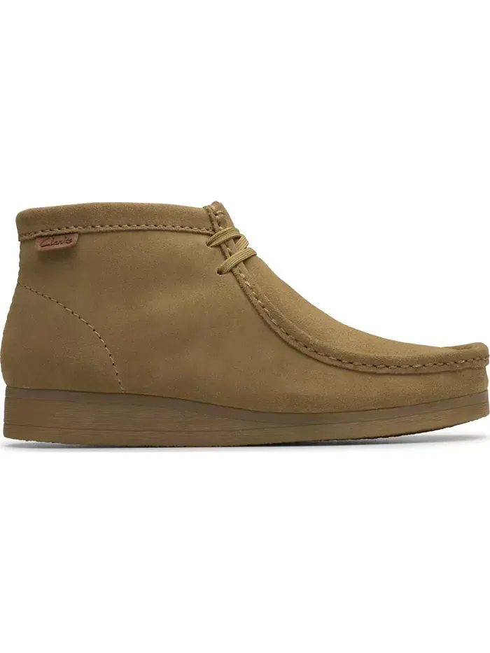 Ботинки мужские Clarks Wallaston, замша — изображение 2 из 6, бежевый/бежевый