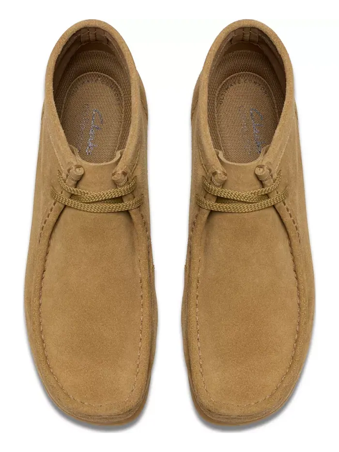 Ботинки мужские Clarks Wallaston, замша — изображение 5 из 6, бежевый/бежевый