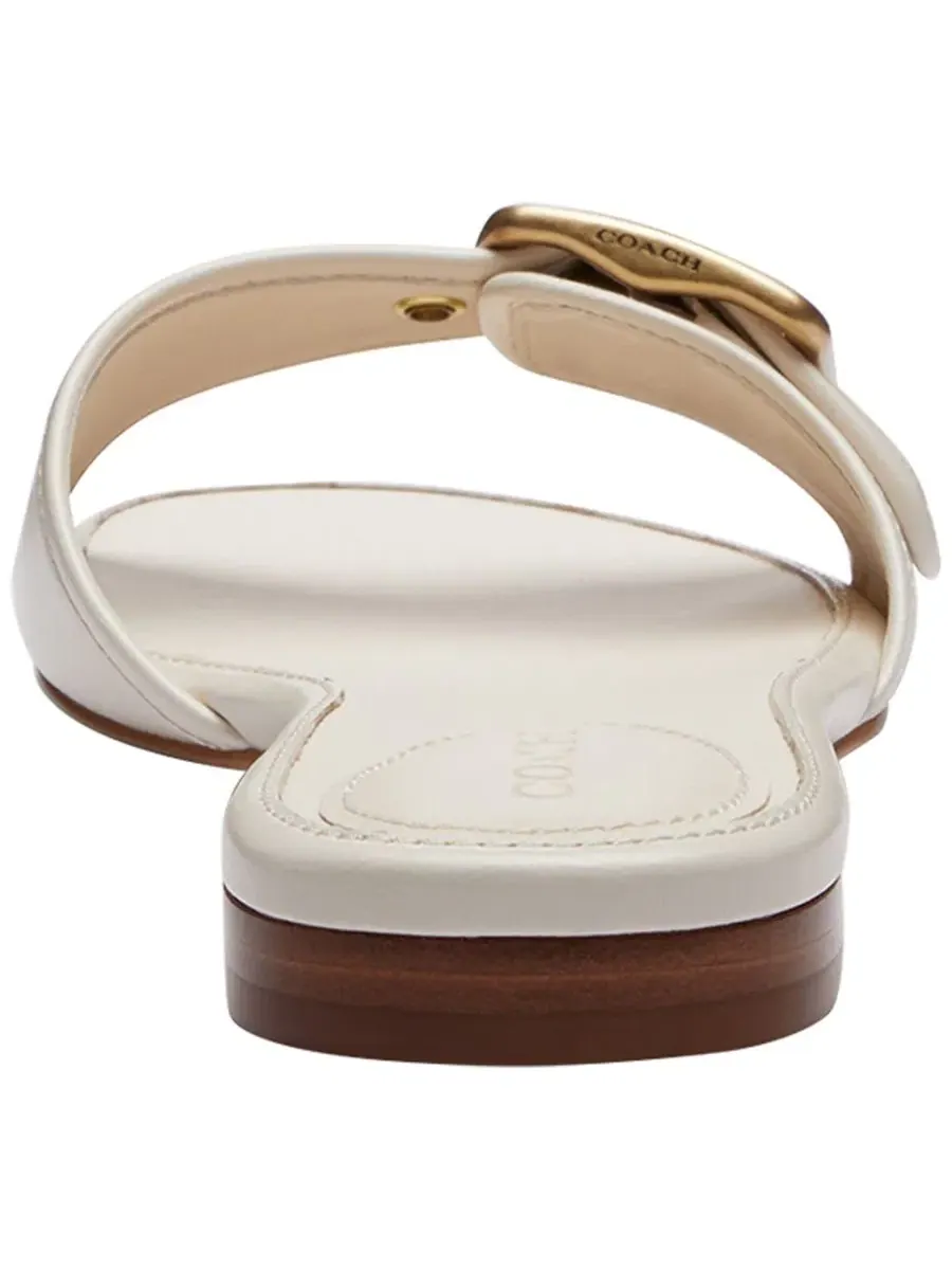 Женские сандалии-слипоны Margot COACH — изображение 3 из 5, мел