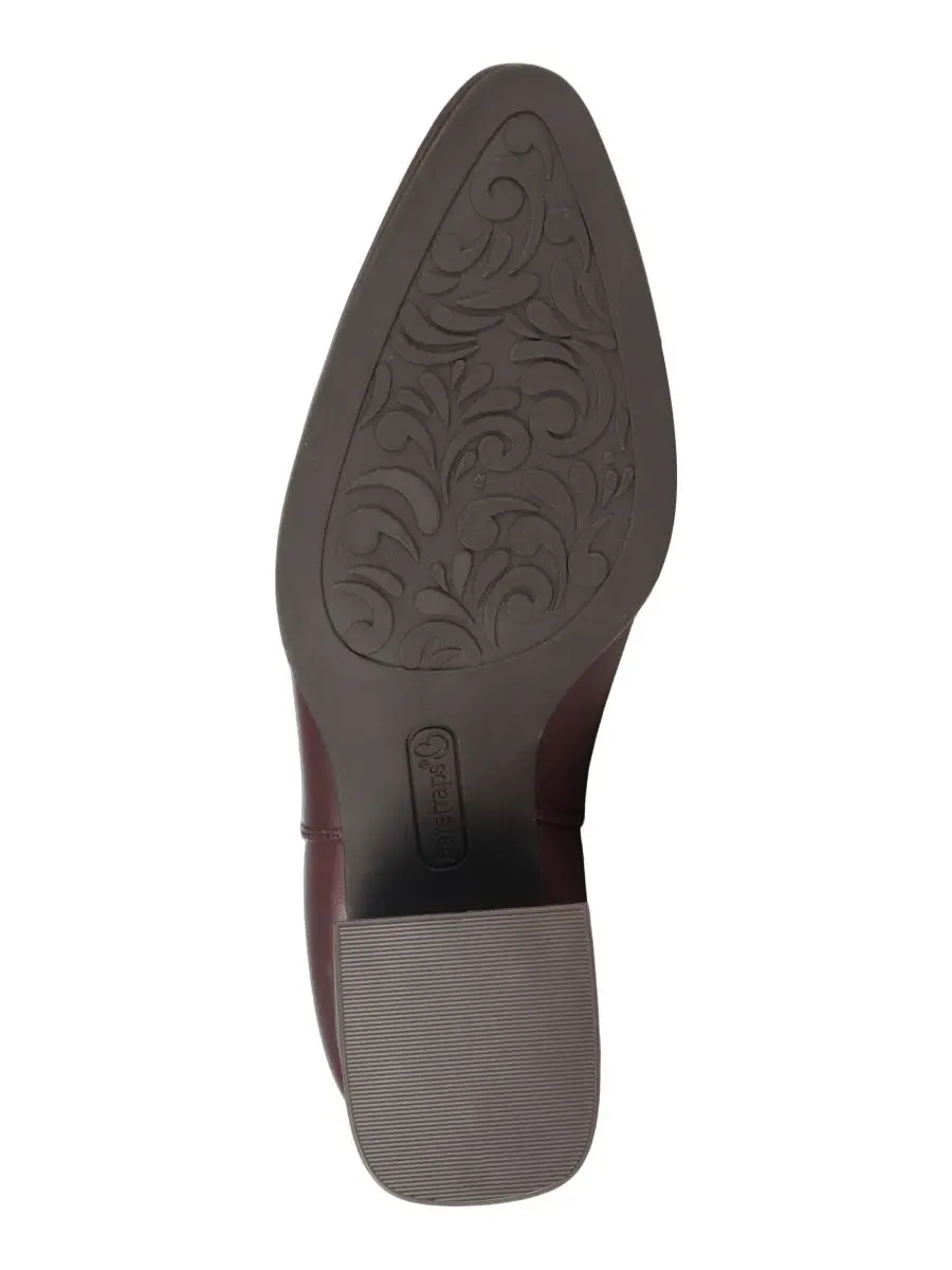 Ботильоны на устойчивом каблуке Biana Block Heel Baretraps, Bloodstone — изображение 5 из 5