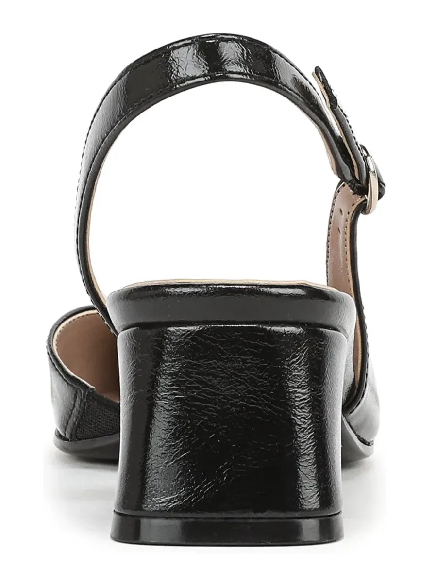 Туфли-лодочки с ремешком на каблуке Anya Slingback Naturalizer — изображение 3 из 5, черный