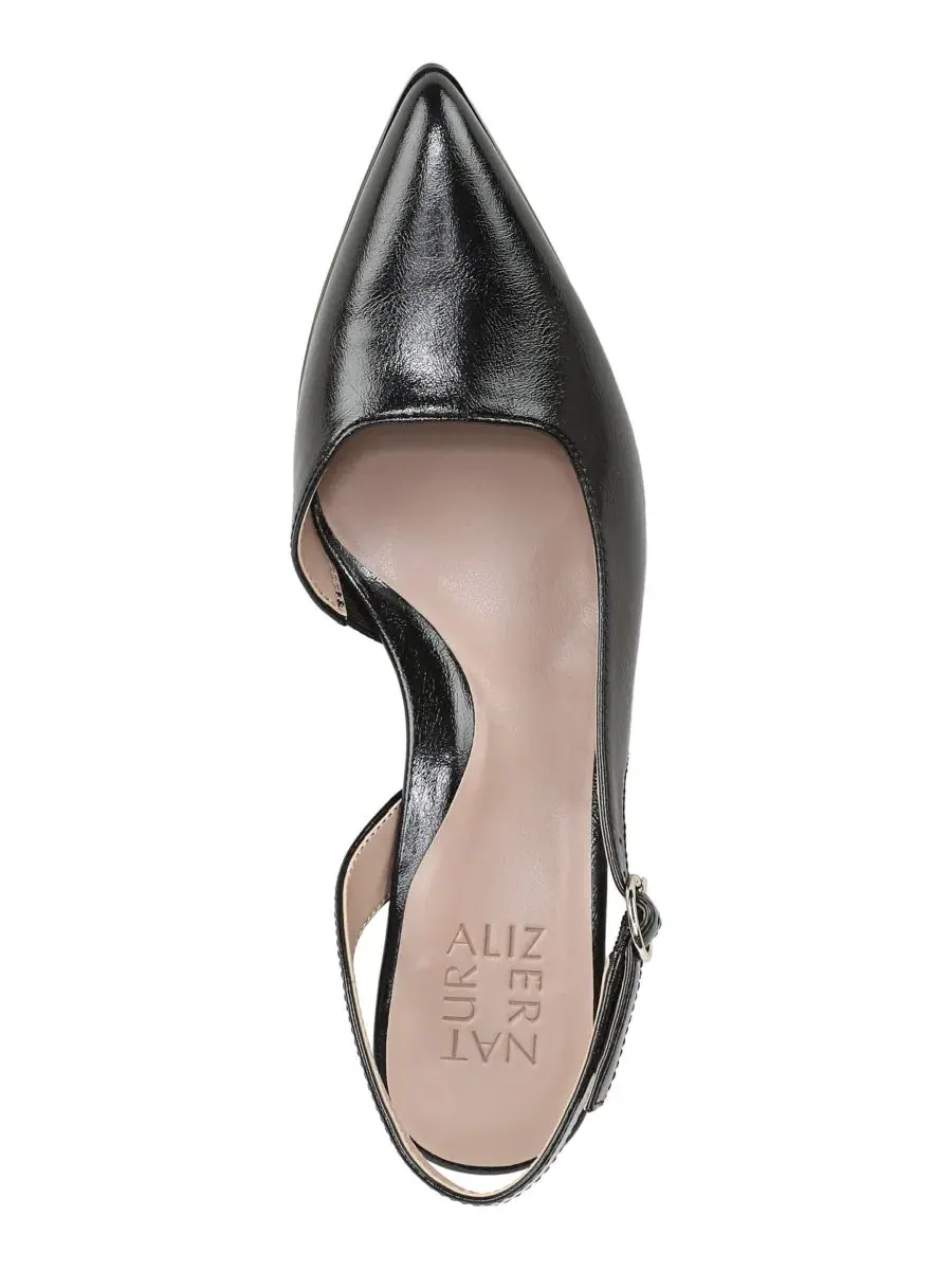 Туфли-лодочки с ремешком на каблуке Anya Slingback Naturalizer — изображение 4 из 5, черный