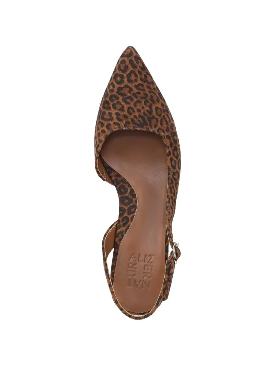 Туфли-лодочки с ремешком Anya Slingback Pumps Naturalizer — изображение 4 из 5, коричневый