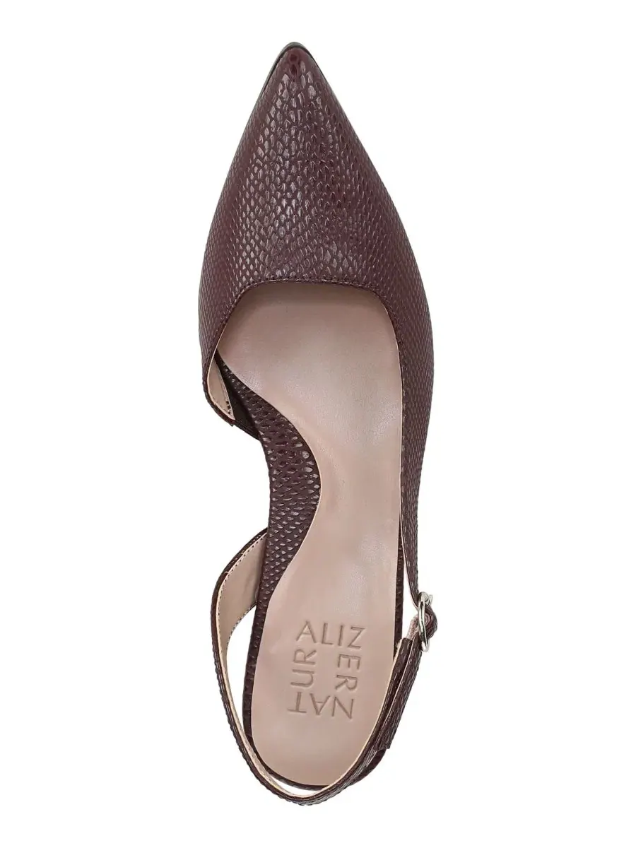 Туфли-слингбэки Anya Slingback Pumps Naturalizer — изображение 4 из 5, красный