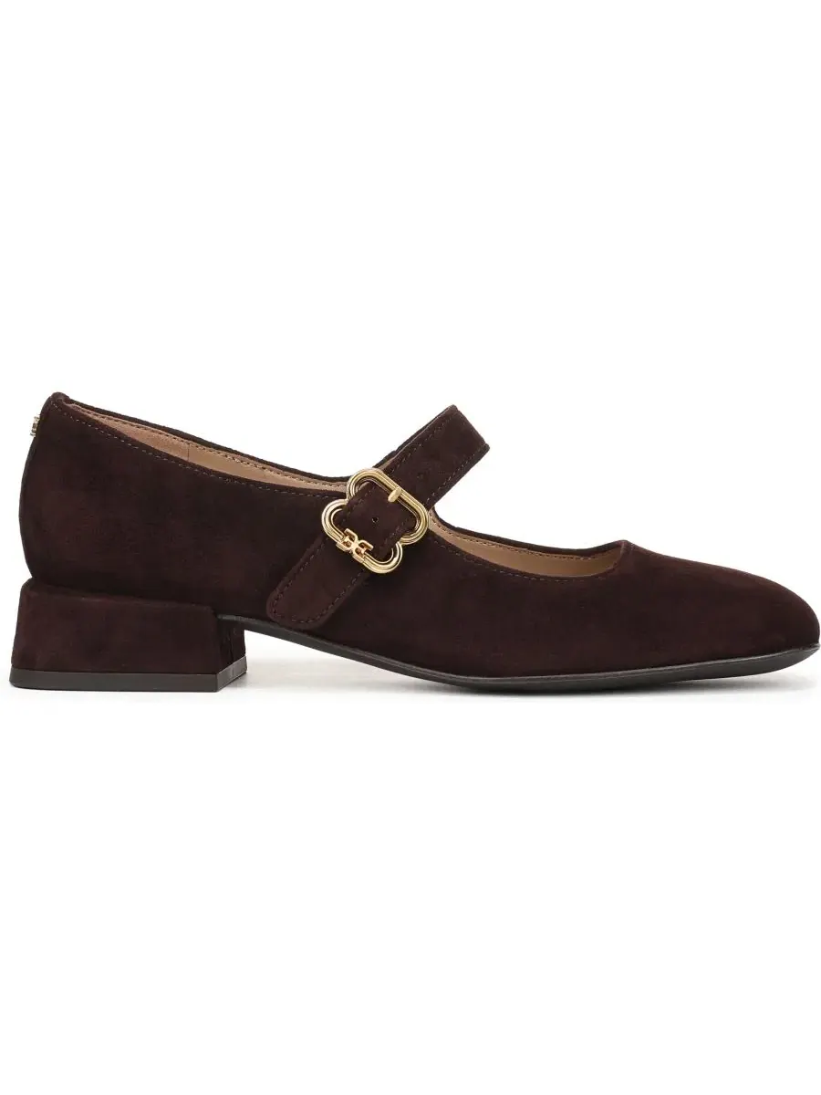 Туфли Мэри Джейн на каблуке-столбике Betsey Sam Edelman — изображение 2 из 5, черный