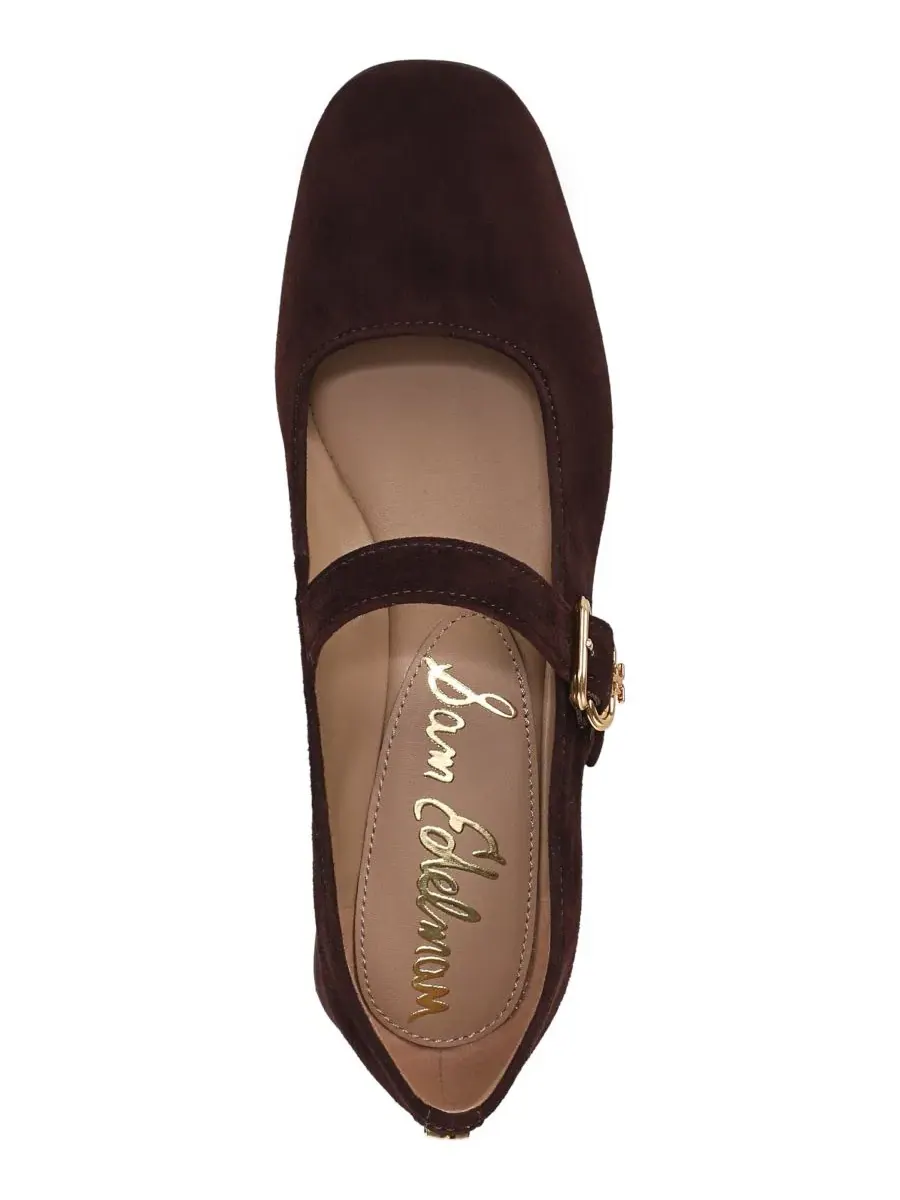 Туфли Мэри Джейн на каблуке-столбике Betsey Sam Edelman — изображение 4 из 5, черный