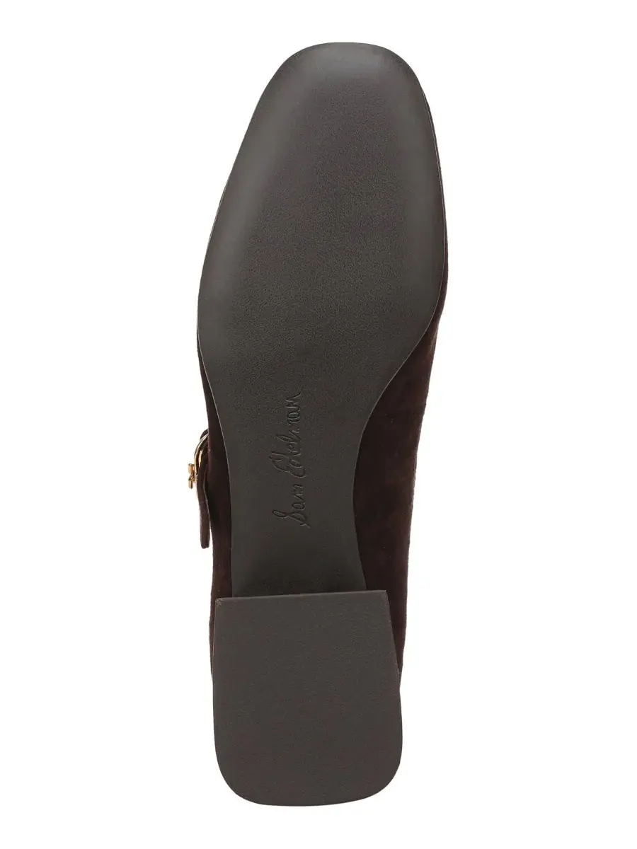 Туфли Мэри Джейн на каблуке-столбике Betsey Sam Edelman — изображение 5 из 5, черный