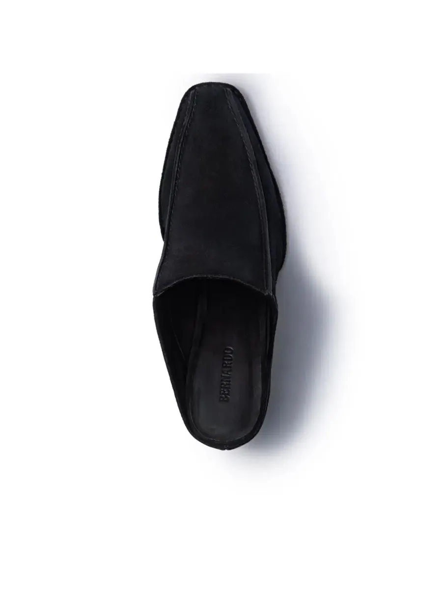 Женские замшевые мюли на каблуке Brynn Heeled Mule Bernardo Footwear — изображение 3 из 4, черный