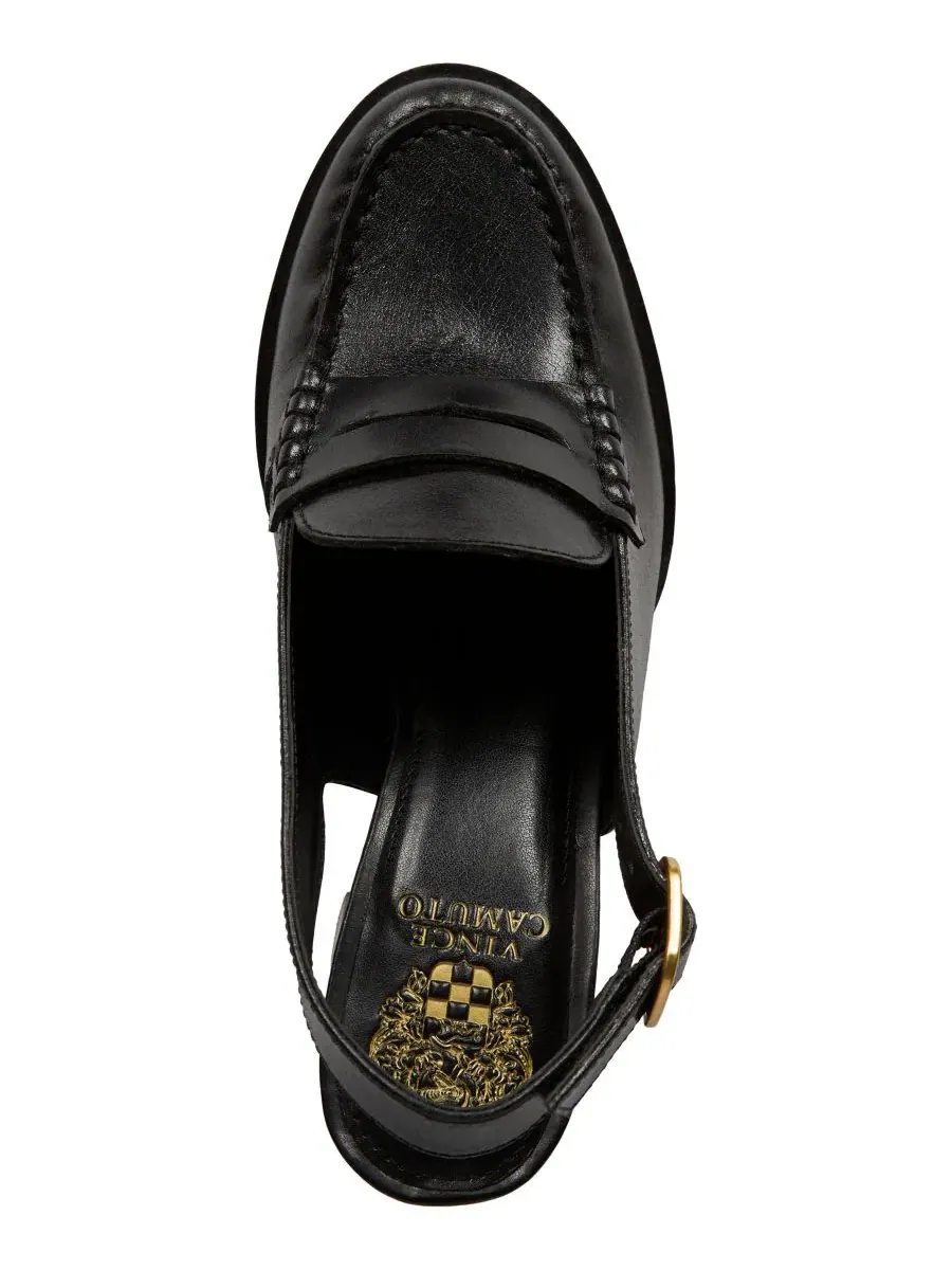 Туфли-лодочки с ремешком Grinie Slingback Loafer Pumps Vince Camuto — изображение 4 из 5, черный