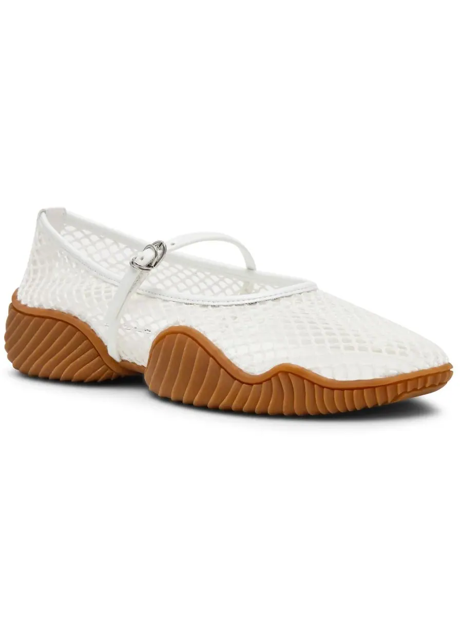 Женские сетчатые балетки Vickee Mesh Mary-Jane Steve Madden, белый mesh