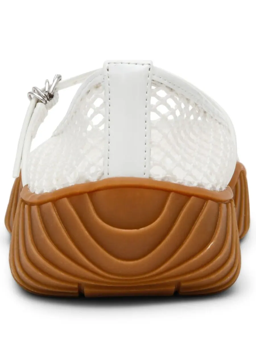 Женские сетчатые балетки Vickee Mesh Mary-Jane Steve Madden, белый mesh — изображение 3 из 6