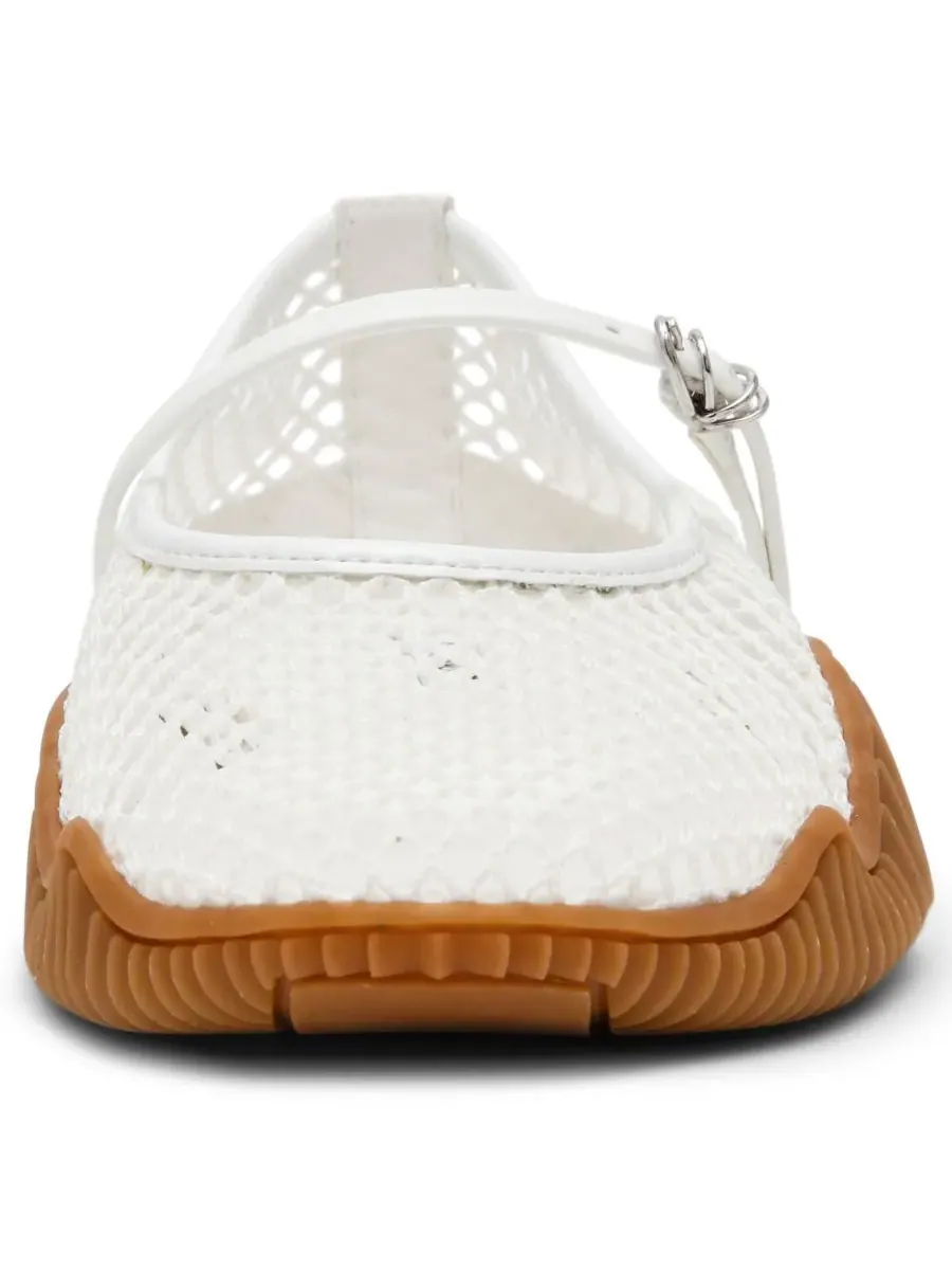 Женские сетчатые балетки Vickee Mesh Mary-Jane Steve Madden, белый mesh — изображение 6 из 6