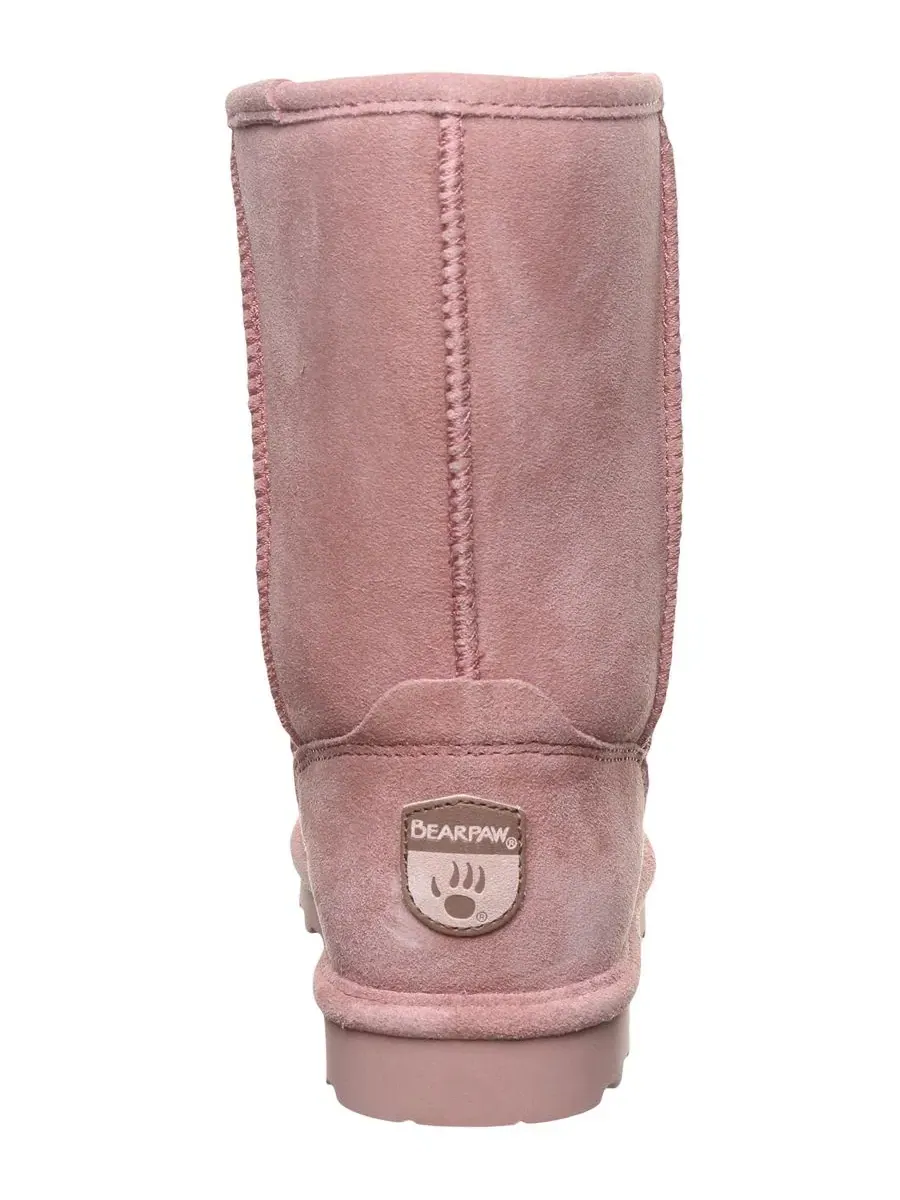 Женские короткие сапоги Elle с круглым носком, модель Elle BEARPAW — изображение 3 из 8, розовый