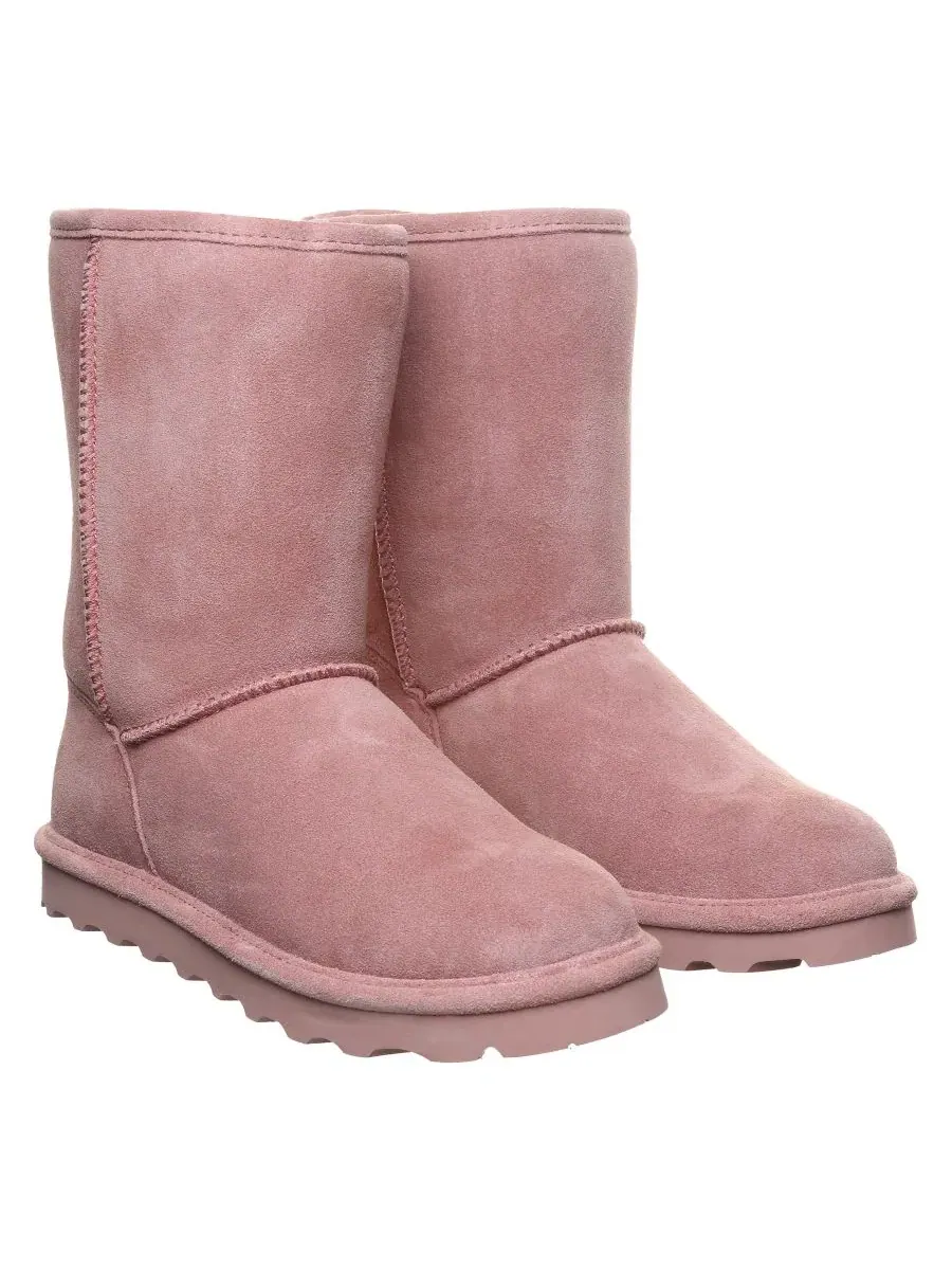 Женские короткие сапоги Elle с круглым носком, модель Elle BEARPAW — изображение 6 из 8, розовый