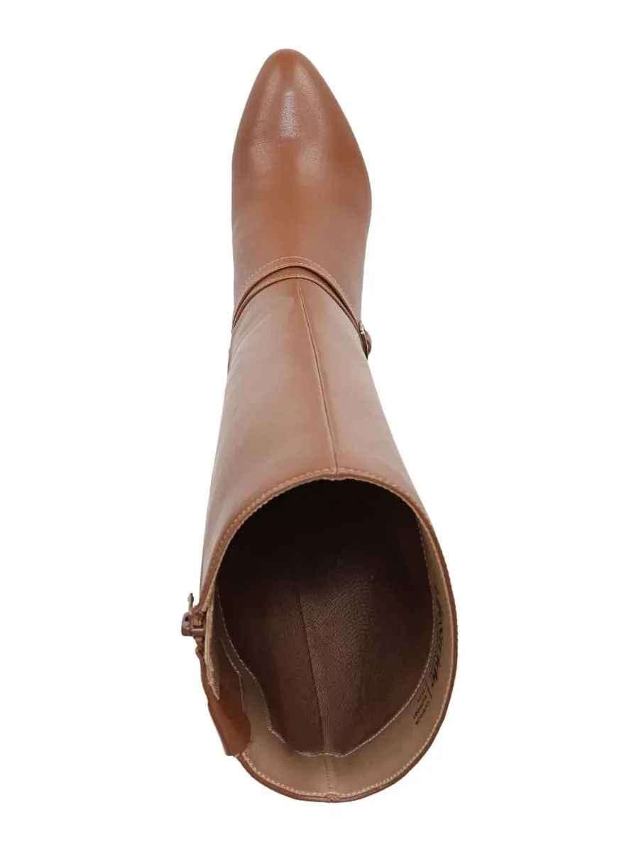 Ботинки женские с высоким голенищем, на молнии, с мысом Almond LifeStride, Caramel Faux Leather — изображение 4 из 5