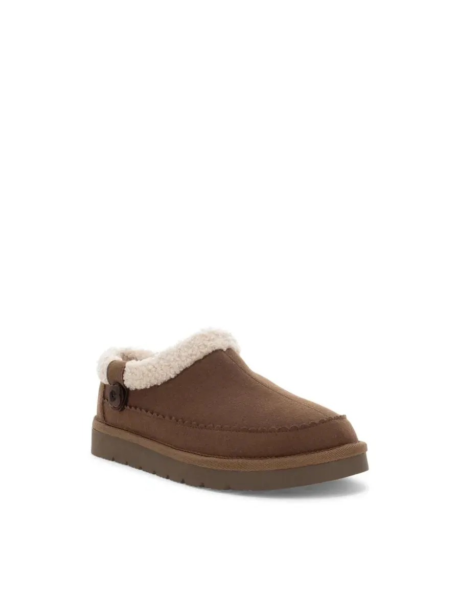 Женские тапочки-сабо с меховой отделкой Soothe Slipper Staheekum — бежевый