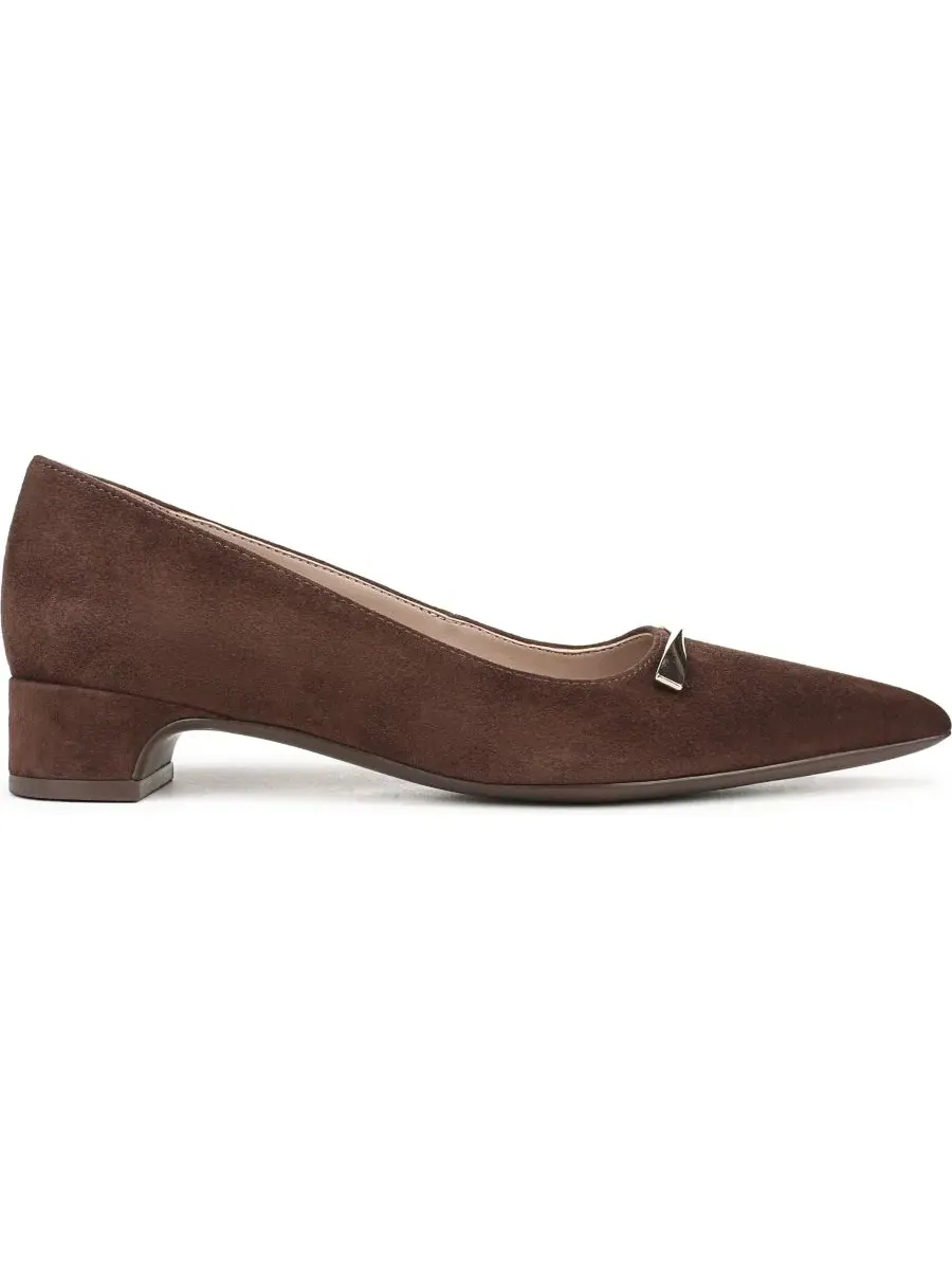 Туфли-лодочки с низким каблуком Rumi Slip-On Naturalizer — изображение 2 из 5, коричневый