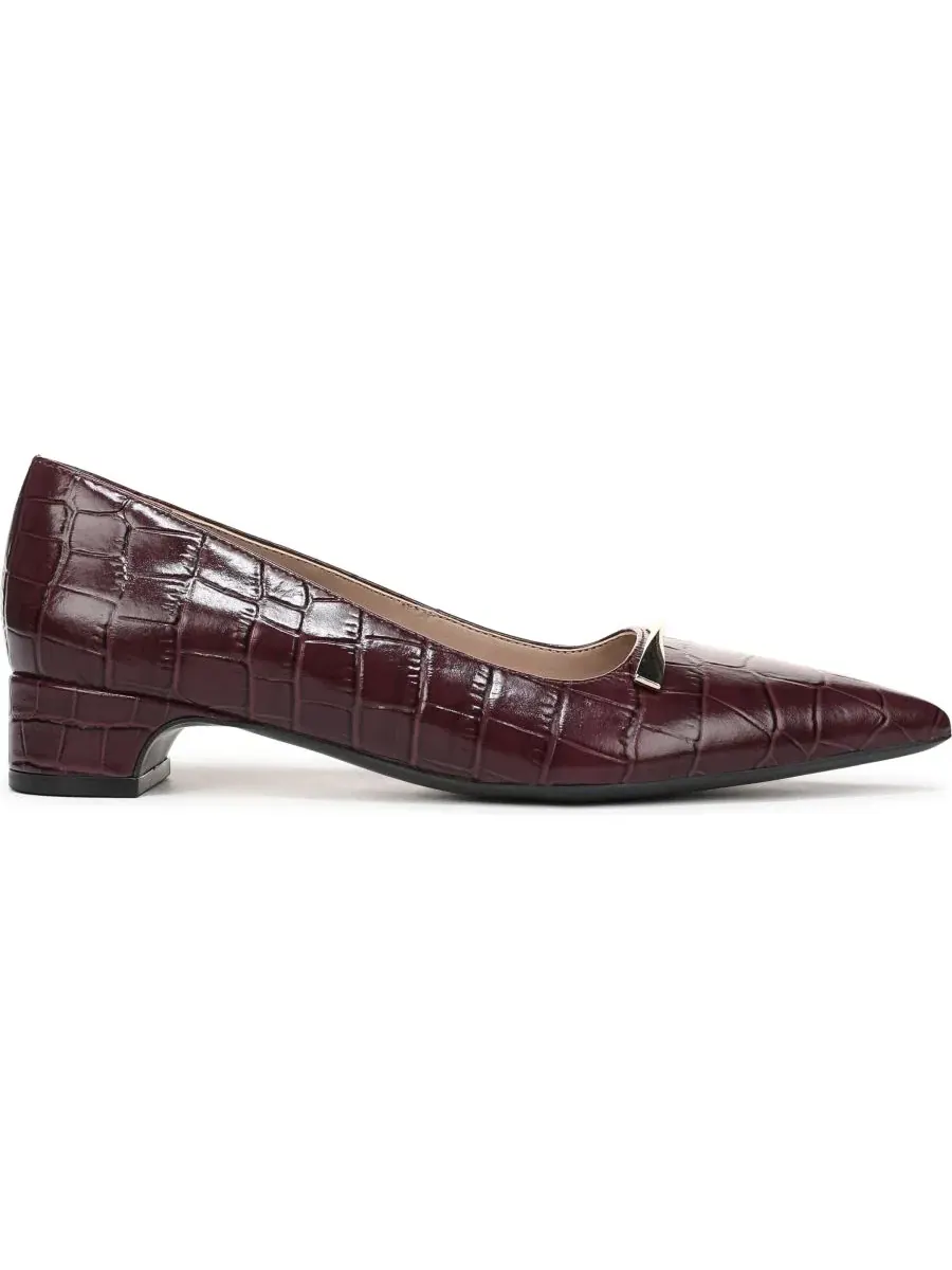 Туфли-лодочки на низком каблуке Rumi Slip-On Pumps Naturalizer — изображение 2 из 5, красный