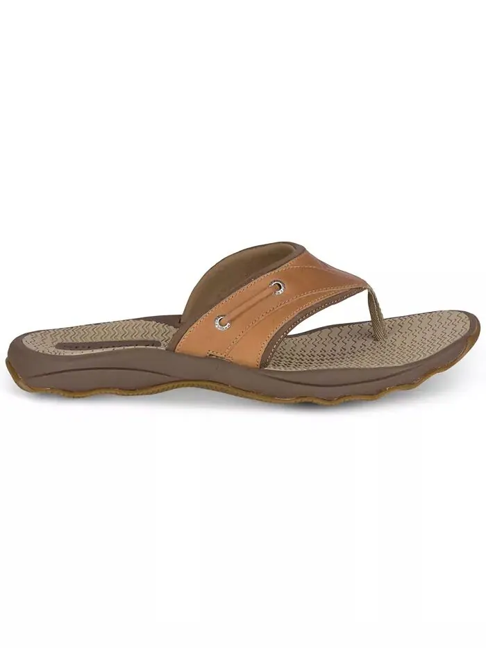 Мужские сандалии Outerbanks Thong Sperry — изображение 2 из 5, бежевый