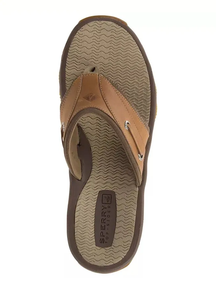 Мужские сандалии Outerbanks Thong Sperry — изображение 3 из 5, бежевый