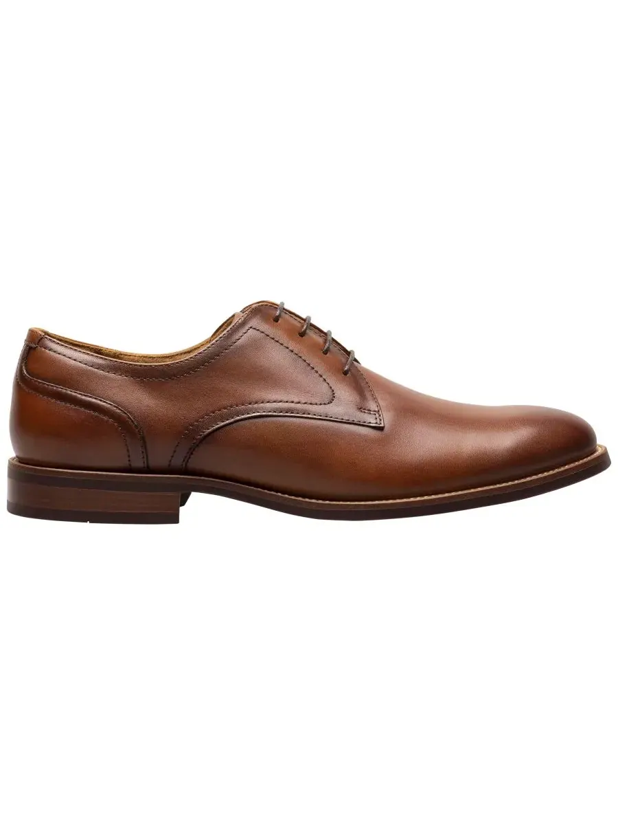 Мужские оксфордские туфли Ruvo с гладким носком Florsheim — изображение 2 из 6, коричневый