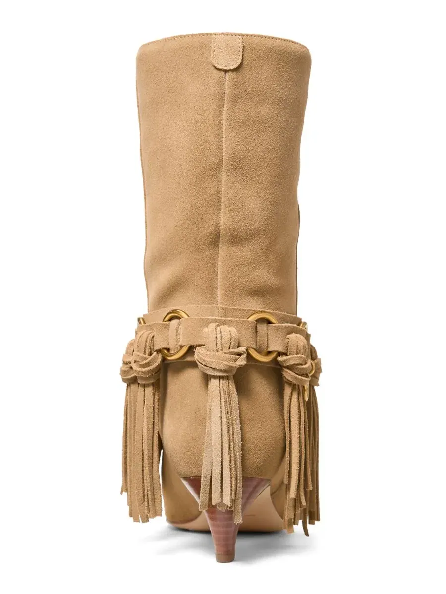 Сапоги с бахромой Daniela MICHAEL Michael Kors — изображение 3 из 3, хаки