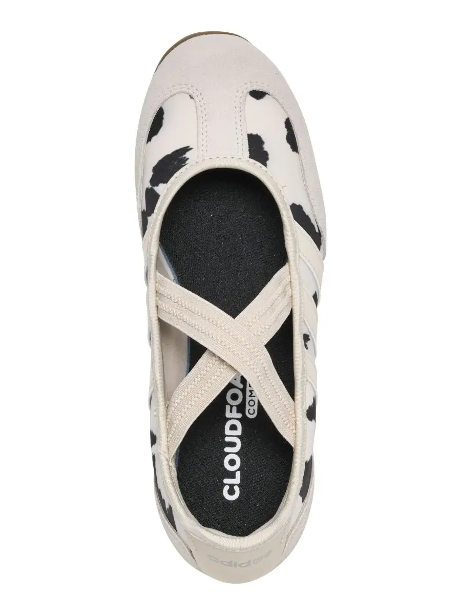 Кроссовки-мэри джейн с принтом коровы Barreda Mary Jane Cow Print Sneakers adidas — изображение 5 из 6, белый