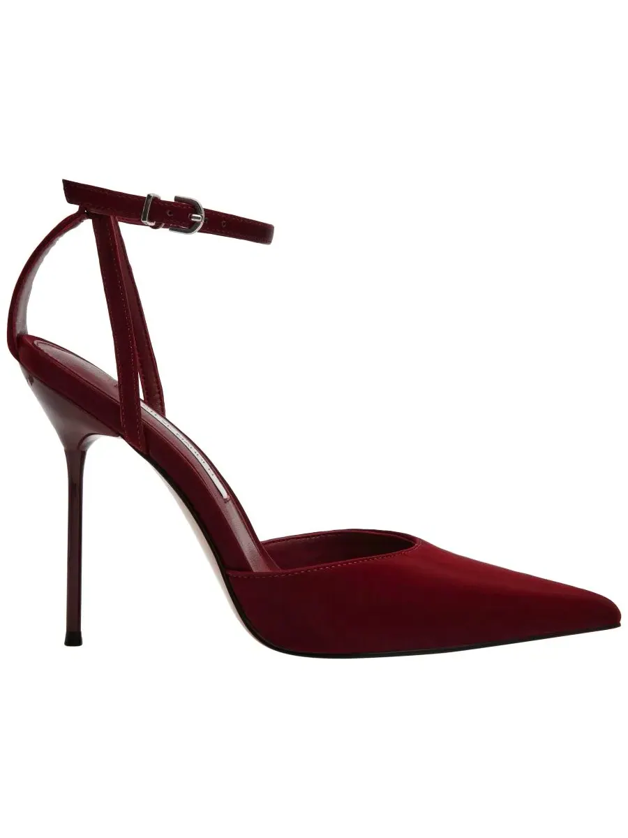 Туфли-лодочки Steve Madden Morrie Two-Piece Pointed-Toe Stiletto Pumps — изображение 2 из 7, бордовый