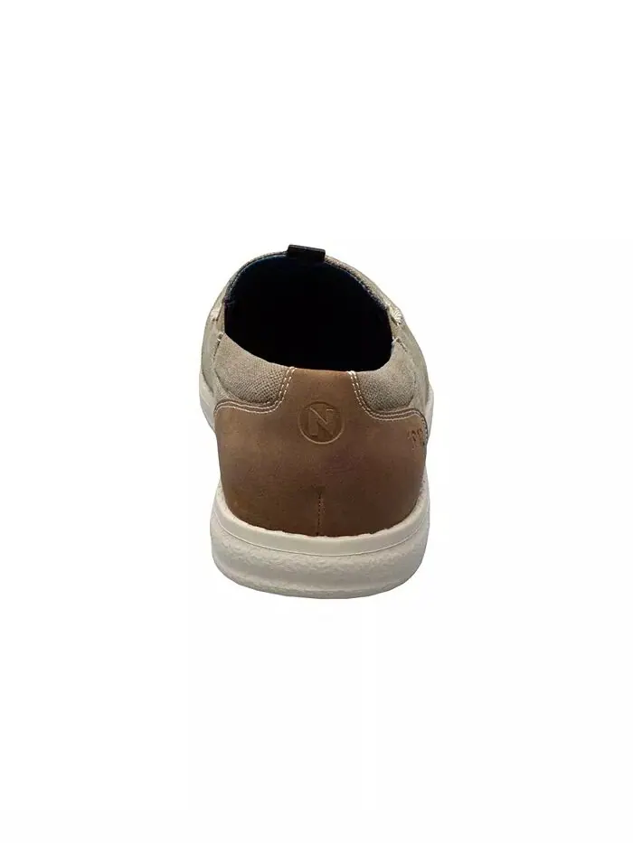 Мужские туфли Brewski Canvas Venetian Moc Toe Nunn Bush — изображение 3 из 7, серый