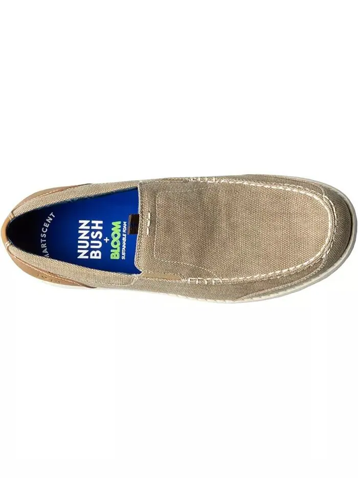 Мужские туфли Brewski Canvas Venetian Moc Toe Nunn Bush — изображение 4 из 7, серый