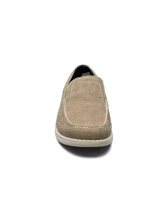 Мужские туфли Brewski Canvas Venetian Moc Toe Nunn Bush — изображение 6 из 7, серый