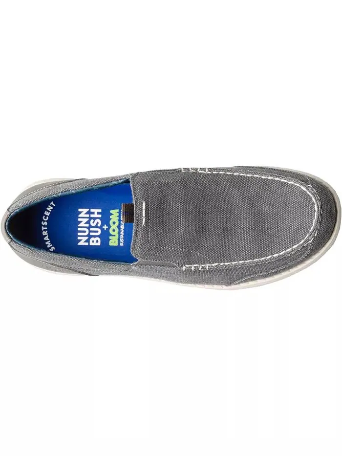 Мужские туфли Brewski Canvas Venetian Moc Toe Nunn Bush — изображение 4 из 7, серый