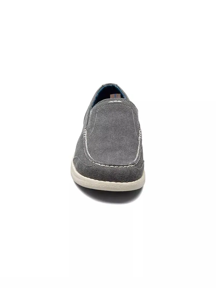 Мужские туфли Brewski Canvas Venetian Moc Toe Nunn Bush — изображение 6 из 7, серый