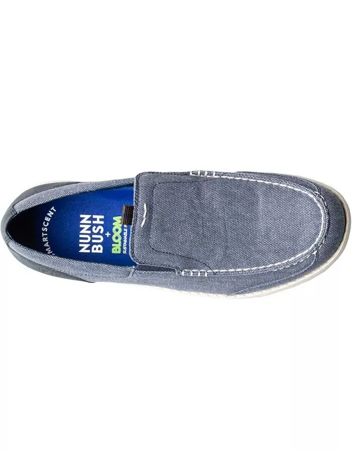 Мужские туфли Brewski Canvas Venetian Moc Toe Nunn Bush — изображение 4 из 7, темно-синий
