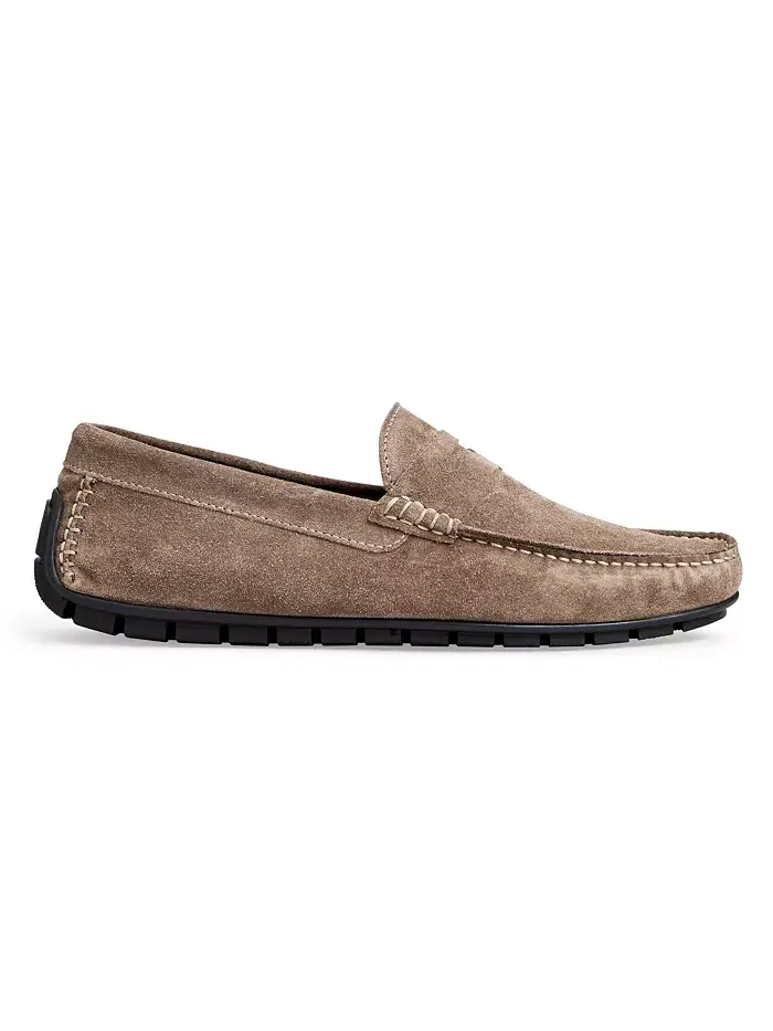 Мужские мокасины для вождения Xane Slip On Bruno Magli — изображение 2 из 5, тауп